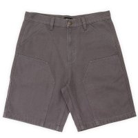 PASS~PORT：Double Knee Diggers Club Short - Charcoal Caramel