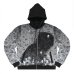 画像1: OCTAGON : MISCHIEF ZIP HOODED SWEATSHIRT - BLACK (1)