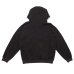 画像2: HODLLE：STUDDED INTARSIA SCRIPT ZIP UP HOODIE -BLACK- (2)