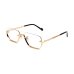 画像1: 9FIVE : VILLA Black & 24k Gold Clear Lens (1)