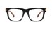 画像2: 9FIVE : OCEAN Black & Bourbon Clear Lens Glasses (2)