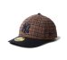 画像1: NEW ERA： LP 59FIFTY MLB Plaid Flannel フランネル チェック ニューヨーク・ヤンキース ブラウン ネイビー (1)