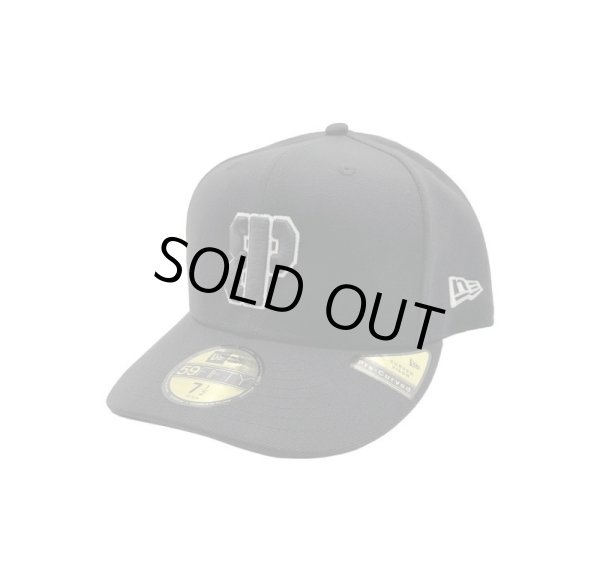 画像1: 【BROOKLYN PROJECTS】BP LOGO 59FIFTY  Pre-Curved BLACK x Glow in the dark White (1)