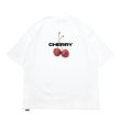 画像1: CLUMSY PICTURES : CHERRY S/S WIDE TEE - WHITE (1)