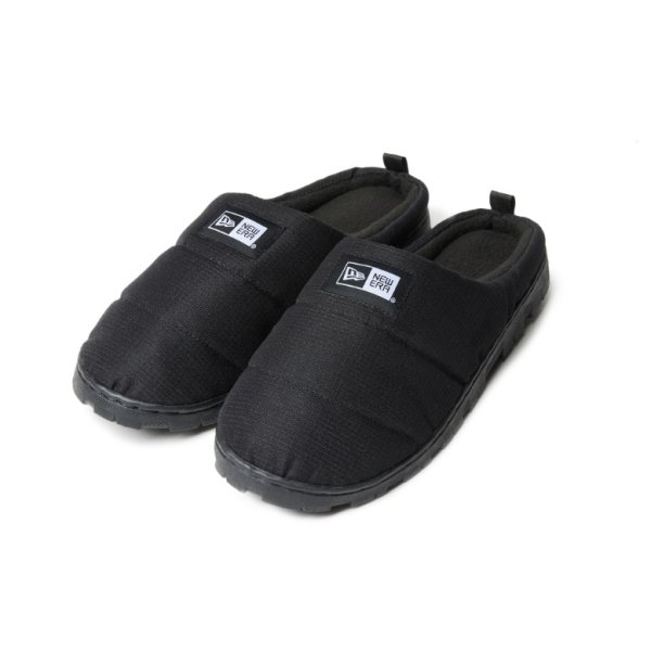 画像1: NEW ERA：ROOM SHOES BOXLOGO BLK (1)