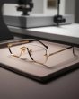 画像3: 9FIVE : VILLA Black & 24k Gold Clear Lens (3)