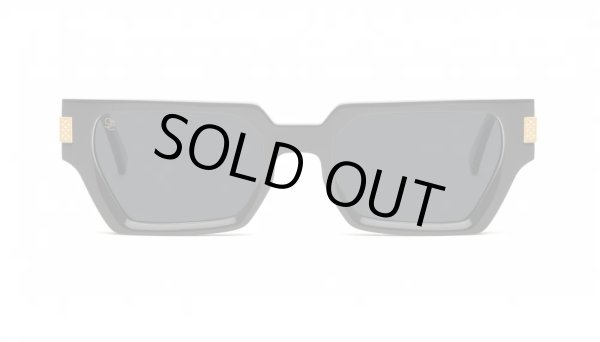 画像2: 9FIVE : LOCKS Black & 24k Gold Sunglasses (2)