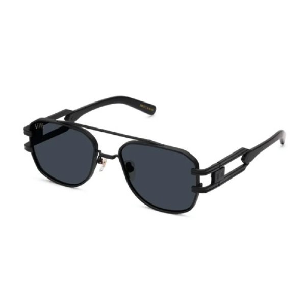 画像1: 9FIVE : ROYALS Matte Blackout Sunglasses (1)