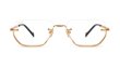 画像2: 9FIVE : VILLA Black & 24k Gold Clear Lens (2)