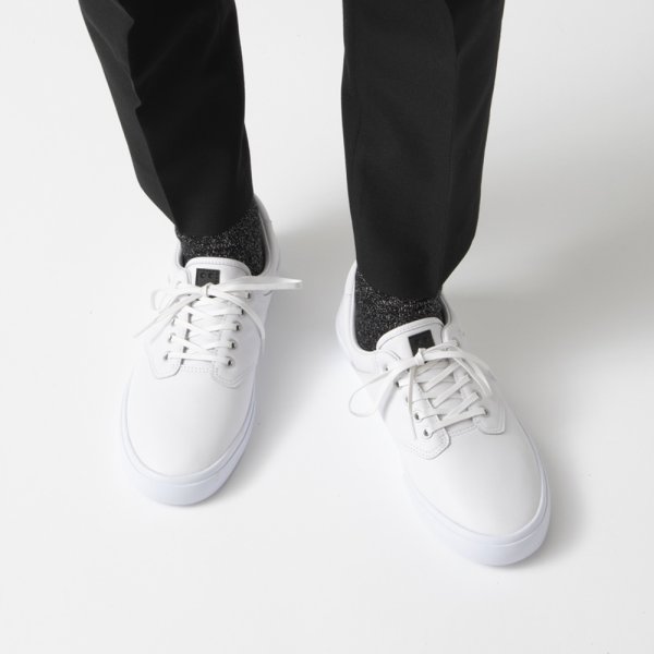 画像9: GRAVIS : FILTER LEATHER WHITE/WHITE (9)