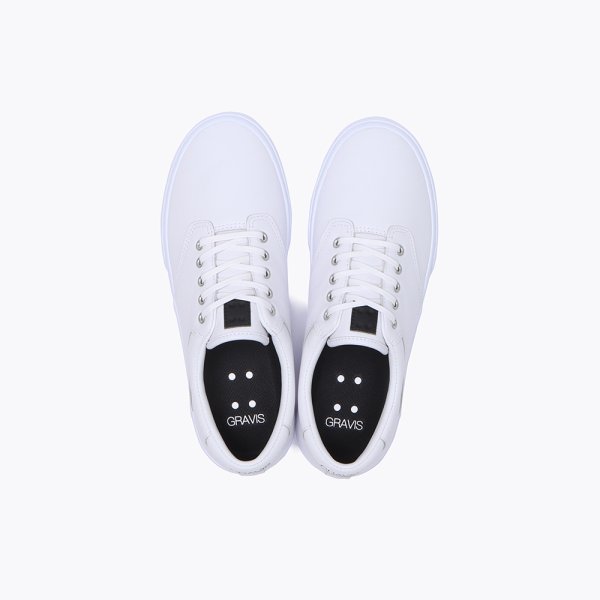 画像5: GRAVIS : FILTER LEATHER WHITE/WHITE (5)