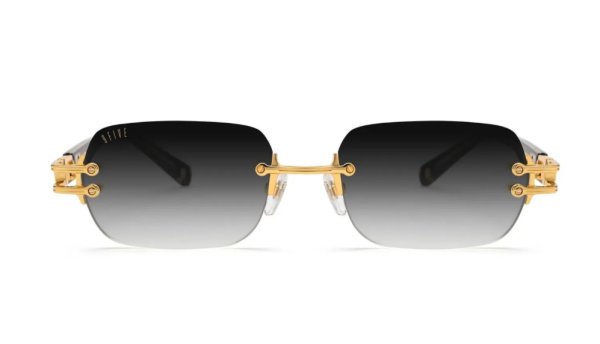 画像2: 9FIVE : PURITY Black & 24k Gold Gradation Sunglasses (2)