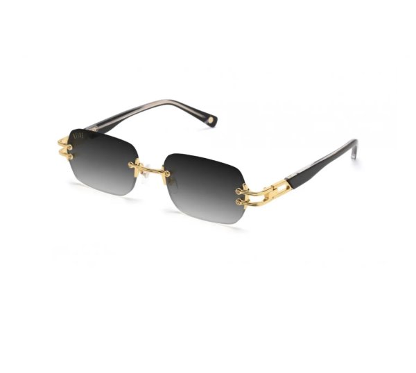 画像1: 9FIVE : PURITY Black & 24k Gold Gradation Sunglasses (1)