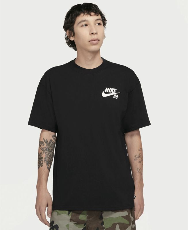 NIKE SB : ロゴ スケートボード Tシャツ BLACK - Brooklyn Projects