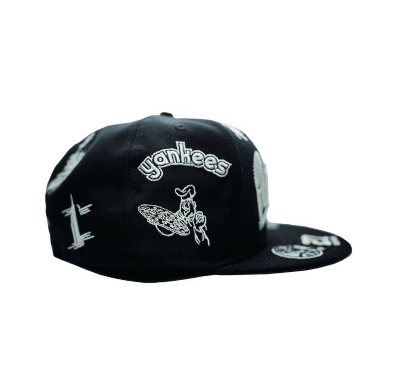 NEWERA : 59FIFTY ニューヨーク・ヤンキース ALL OVER NAVY - Brooklyn 
